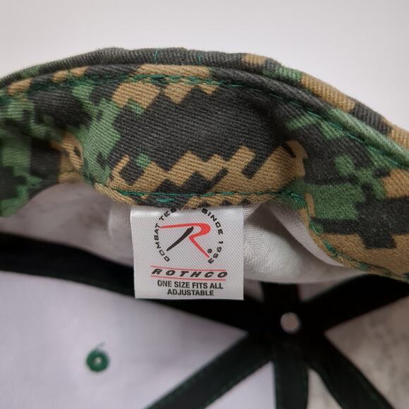 U.S. Flag Homes For Our Troops Strapback Baseball Cap Multi One Size Camo Rothco - Picture 9 of 10